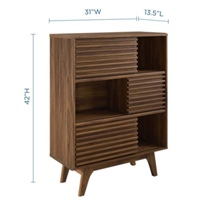 Armoire de rangement de style contemporain avec portes coulissantes et tiroirs pour la décoration de meubles de maison - Product Image 2