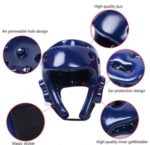 Protector de Cabeza de Taekwondo Transpirable de Primera Calidad, para Entrenamiento Profesional y Competencia, Protección de Artes Marciales, Material PU, Personalizable - Product Image 5