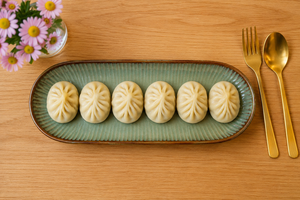 <b>Ceramic</b> Serving Platter for Momos, Sushi & Snacks – Long Oval Dinner <b>Plate</b> Modern <b>Ceramic</b> Oval Serving Tray – Elegant Platter - Product Image 2