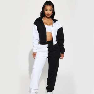 เสื้อฮู้ดดี้ผู้หญิงคุณภาพพรีเมียม ผ้าฝ้าย 100% เป็นมิตรกับสิ่งแวดล้อม ระบายอากาศได้ดี สีสันปรับแต่งได้ สวมใส่สบาย ความยาวปกติ แขนสั้น - Product Image 2