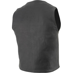 Chaleco de Cuero Genuino Samroz Sports para Hombre, Cuello en V, Cierre de Cremallera, Transpirable, Ajuste Personalizado, Ropa Exterior Informal de Algodón - Product Image 3