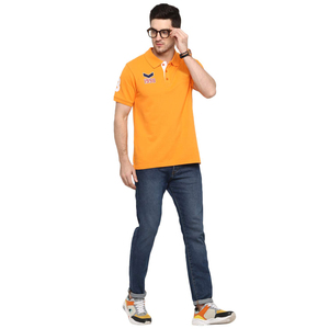 เสื้อโปโลพรีเมียม 200 GSM ผ้าฝ้ายผสมโพลีเอสเตอร์ ดูแลง่าย ระบายอากาศได้ดี เสื้อผ้าลำลองบุรุษ รับผลิตแบบ OEM แบรนด์ส่วนตัว โรงงานผู้ผลิต - Product Image 5