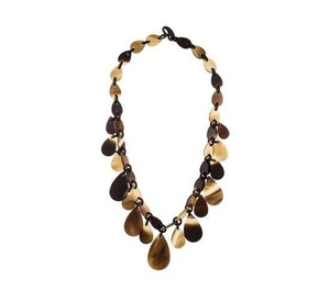 Artistic <b>Statement</b> Horn <b>Necklace</b> Designed For Fashion Enthusiasts Seeking Unique Handmade Jewelry With Timeless Style Appeal - Product Image 1