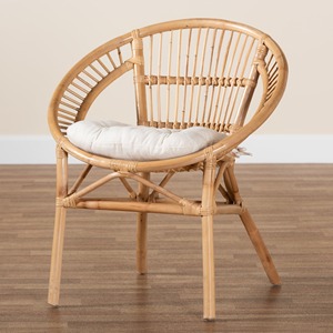Silla de ratán tejida a mano para dormitorio, silla de maquillaje, asiento para tocador, comedor o sala de estar. - Product Image 2