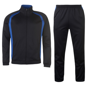Men Navy & Sky Blue Sports Tracksuit Set – <b>Zip</b>-<b>Up</b> <b>Jacket</b> & Jogger Pants - Product Image 6