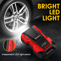 Portable Car Tire Inflator Air Compressor 150PSI Digital Pump with Automatic Stop Function and Carry Case