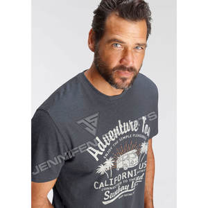 Camiseta de Hombre al por Mayor, 240 Gramos, Ligera, 100% Algodón, Impresión Digital, Corte Regular, Transpirable, de Secado Rápido - Product Image 4