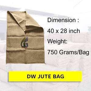 Saco de yute nuevo de 40x28 pulgadas, 750g, 60 kg, para café, cacao, apto para alimentos, saco de arpillera, venta al por mayor, Goodman Global Bangladesh - Product Image 2