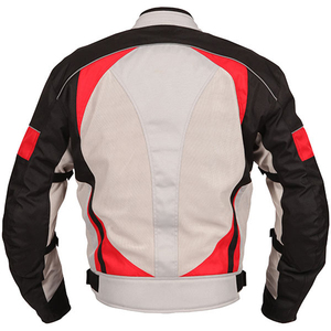 Windproof Waterproof Breathable Anti-UV High Street Canvas <b>Leather</b> Mesh Polyester Shell Winter Motorbike Racing <b>Jacket</b> for - Product Image 3