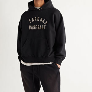 Sudaderas Lisas de Alta Calidad sin Cordón, Sudaderas Deportivas para Hombre, Sudaderas Extra Grandes con Botones a Presión y Logotipo Personalizado - Product Image 1