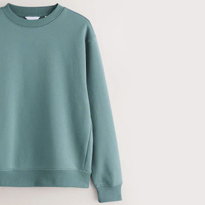 เสื้อสเวตเชิ้ตผู้ชาย ผ้าฝ้าย 100% ผ้าฟลีซ สวมใส่สบาย แขนยาว อุ่นสำหรับฤดูหนาว คอกลม ทรงพอดีตัว ระบายอากาศได้ดี - Product Image 2
