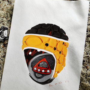 Custom Size Eubi Rugby Flag Football Helmet Soft Polyester Nylon Protective Headgear Youth Adults Style Custom Color Universal - Product Image 3