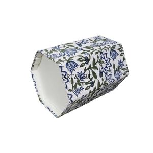 Cubo de Basura Decorativo de Madera con Diseño Geométrico, Hecho a Mano en India, de Rajasthan, Rectangular, con Tapa Enrollable y Parte Superior Abierta, Ecológico - Product Image 5