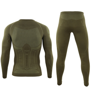 Ensemble de survêtement de compression pour hommes, haut et pantalon à manches longues, idéal pour le sport, la gym, l'entraînement et la course à pied - Product Image 2