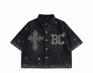 BUILT CRAFT - Ropa Urbana de Mezclilla con Pedrería de Lujo, Personalización de Logotipos y Etiquetas - Product Image 1