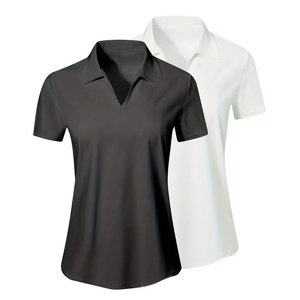เสื้อโปโลผู้หญิงผ้าฝ้าย 100% ขายตรงจากโรงงาน รับสกรีนและปักโลโก้ตามแบบที่ต้องการ - Product Image 1