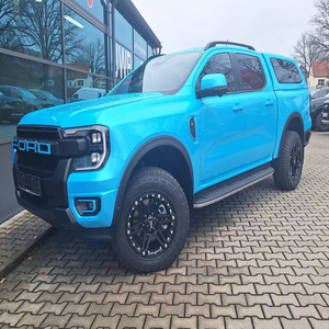 Ford Platinum 3.0 Blue Vinyl Wrapped Raised Suspension RID01 Hardtop Custom Luxury Pickup Styling Accessory - Product Image 2