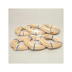 Núcleo de ratán en stock para la elaboración de cestas artesanales y reparaciones de mimbre, ideal para negocios de artesanía y creaciones decorativas DIY. - Product Image 1