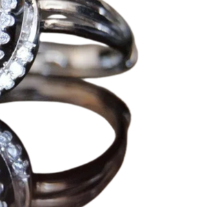 Ripple <b>Ring</b> for Women Elegant Silver Color Wave Design Fashion Jewelry Adjustable Statement Finger <b>Ring</b> Premium Gift Accessory - Product Image 5