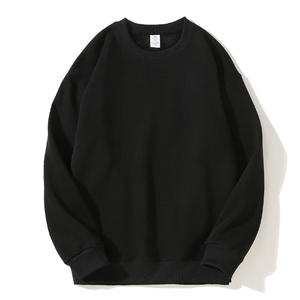 Custom Clothing Manufacturers' Winter Collection 400 Grams Minimalist Long-Sleeved Round-Neck Sweatshirt Autumwn/Winter New - Product Image 1