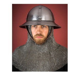 Casco Medieval Clásico, Armadura Histórica Auténtica, Diseñado para Festivales de Caballeros, Cosplay y Colecciones de Exhibición - Product Image 6
