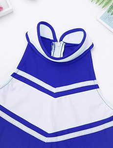 Uniformes de Porristas para Mujer al por Mayor con Diseños de Pedrería y Cuentas, Colores y Tallas Personalizadas, Hechos en Pakistán - Product Image 3