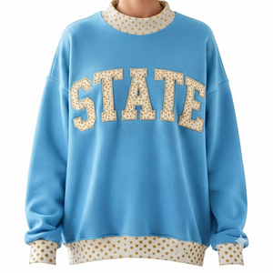 2026 <b>Mock</b> <b>Neck</b> Sweatshirt Women Oversized Pullover Heavyweight Fleece <b>Top</b> Casual Drop Shoulder Streetwear Breathable Wear - Product Image 3
