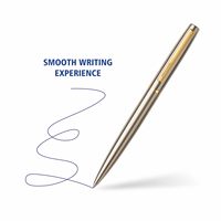 Stylo bille en métal Pierre Cardin Monza de haute qualité, design élégant, finition argent mat premium, personnalisable, pointe de 0,7 mm
