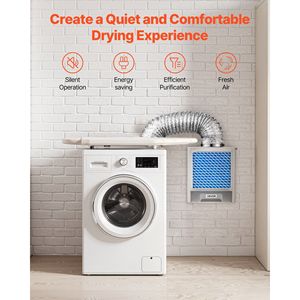 Kit de Ventilación Interior 3 en 1 de Material ABS Premium con Puerto de Escape de 4 Pulgadas, Cajón de Agua, Recordatorio Inteligente de Sobrecalentamiento y Colector de Polvo - Product Image 6