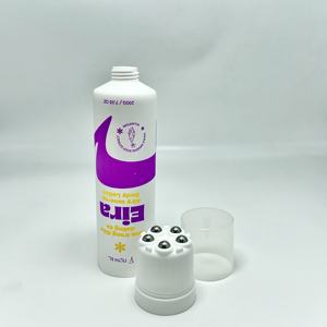 Tube en plastique PE personnalisé en gros pour massage, soins capillaires et visage, avec bouchon à vis et billes en acier, impression offset - Product Image 5