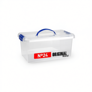 Boîte de rangement en plastique transparent Caja No. 24 (10L) - Product Image 1