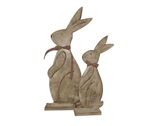 VIXM17006 Ornement de Noël en bois de haute qualité en forme de poupée à suspendre à l'arbre |   Décoration de fête pour la maison et les événements festifs - Product Image 3