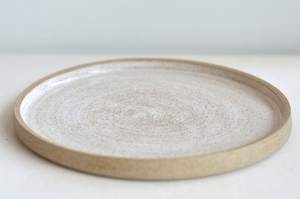 Plato de cerámica japonés hecho a mano, redondo, para bistec occidental y sushi, plato de cerámica para restaurante con elegante diseño de UO - Product Image 2