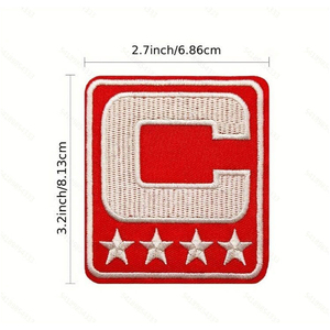 Patch brodé thermocollant fait main de haute qualité, personnalisable, faible MOQ, couleur unie, PVC, dernier design, le plus vendu - Product Image 5