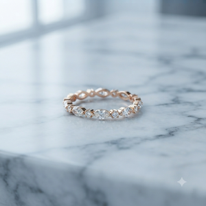 Bague de fiançailles et de mariage personnalisée pour femme SHRAMAN, plaquée or 10 carats, avec moissanite ovale taillée sur mesure et sertie à griffes, style tendance - Product Image 3