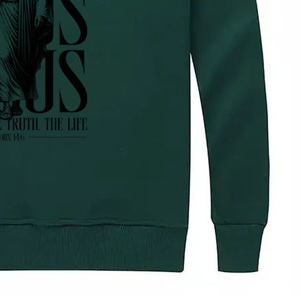 Men's Royal Blue Long Sleeve Crew Neck Pullover Sweatshirt 100% Polyester Fleece Winter Breathable Plus Size Regular Fit Solid - Product Image 5