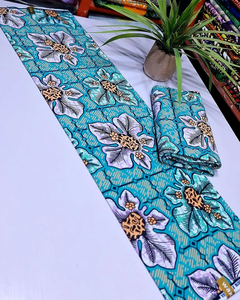 Tissu Sergé de Coton à Motif Imprimé Wax Africain Style Mozambique pour Chemises et Robes d'Enfants - Product Image 2