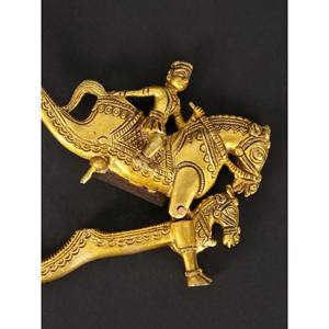 เครื่องกะเทาะถั่วรูปม้า8นิ้วทำมือสำหรับผู้ชายอุปกรณ์สำหรับห้องครัวและรับประทานอาหารแบบพิเศษผลิตในอินเดีย - Product Image 2