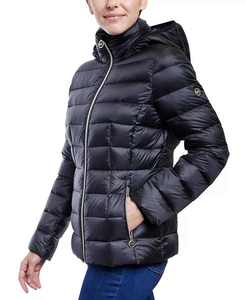 Women Hot Selling <b>Men's</b> Winter Windproof Breathable Puffer <b>Jacket</b> with Stand Collar and Front Design for Outdoor Use - Product Image 3