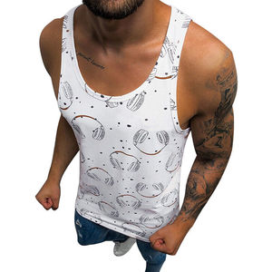 <b>Men's</b> Super Soft Cotton Modal Blend Sports Tank Tops Breathable Cooling Sleeveless Gym Shirts Casual Quick Drying Loose Fit <b>Vest</b> - Product Image 5