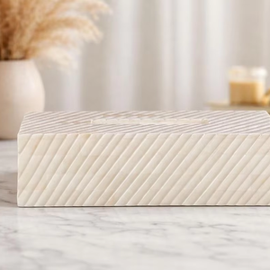 Caja de pañuelos hecha a mano con incrustaciones de hueso y trabajo floral decorativo para la decoración de la sala de estar, cubierta de lujo para caja de pañuelos con incrustaciones de hueso a bajo costo. - Product Image 1