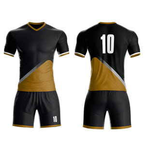 Uniformes de Fútbol Personalizados de Alta Calidad para Adultos, Secado Rápido, Transpirables, Sublimados, de Color Sólido, Servicio OEM - Product Image 4