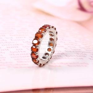 Kyanite วงแหวนสดใสรูปไข่ตัด Kyanite สีส้ม Kyanite วงแหวน925เงินสเตอร์ลิงหมั้นและงานแต่งงาน - Product Image 2