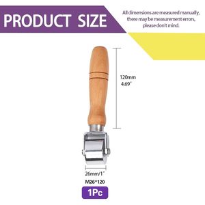 Kit Assortito di Rulli per Cuciture in Pelle da 26mm, Resistente, per Lavorazione del Cuoio, 1 Pezzo - Product Image 5