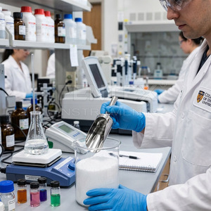 ที่ตักผงสำหรับห้องปฏิบัติการทำจากสแตนเลสเกรดสูง – พลั่วอเนกประสงค์สำหรับการถ่ายโอนสารเคมีและยา - Product Image 3