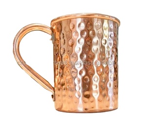Venta caliente 100% Taza de cobre Venta caliente Nuevo diseño Taza de café con boquilla de moda Nuevo estilo Bar Taza para beber Taza de cobre sólido puro - Product Image 1