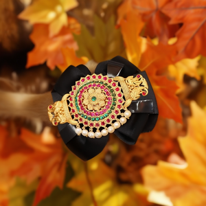 Kids Acetate Flower Hair Clips Medium Size for Casual Thanksgiving Hair Styles - Product Image 3