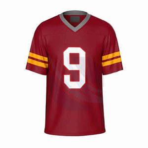 Maillots de football américain SPOFIT style professionnel, personnalisés, haute qualité, respirants, grandes tailles, uniformes à manches courtes unisexes - Product Image 3