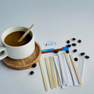 ที่กวนกาแฟทำจากไม้ขัดเงาขนาด90มม. บรรจุกล่องแยก600 - Product Image 2