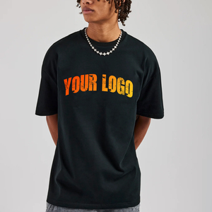 Camiseta Extra Grande para Hombre, 100% Algodón, Antiarrugas, con Logotipo Personalizado Impreso en DTF, Estilo Urbano, Hip Hop, Impresión Digital - Product Image 5